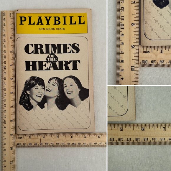 Crimes of the Heart Playbill Original Broadway Production 1981 Pulitzer Prize - Picture 5 of 10